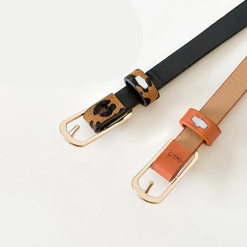Women's Slim Waist Belt Fashion Versatile Women's Dress Thin Belt Daily Women's Clothing and Accessories Great for Wearing
