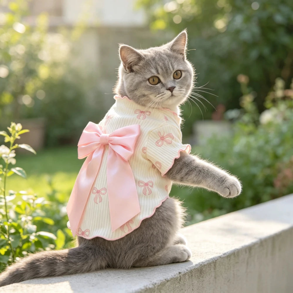 1PC Dog T-shirt, pet vest, comfortable to wear in summer, elastic and soft, suitable for small dogs and cats, pet clothing