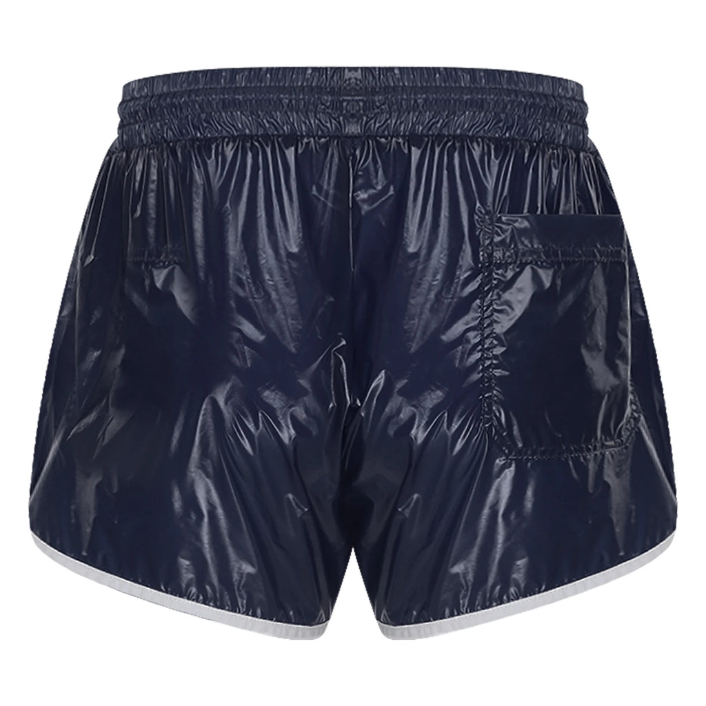 Swimwear Mens Waterpoof Shorts Swim Trunks Swimsuit Drawstring Seams Shorts with Pockets Swimming Bathing Suit Beachwear
