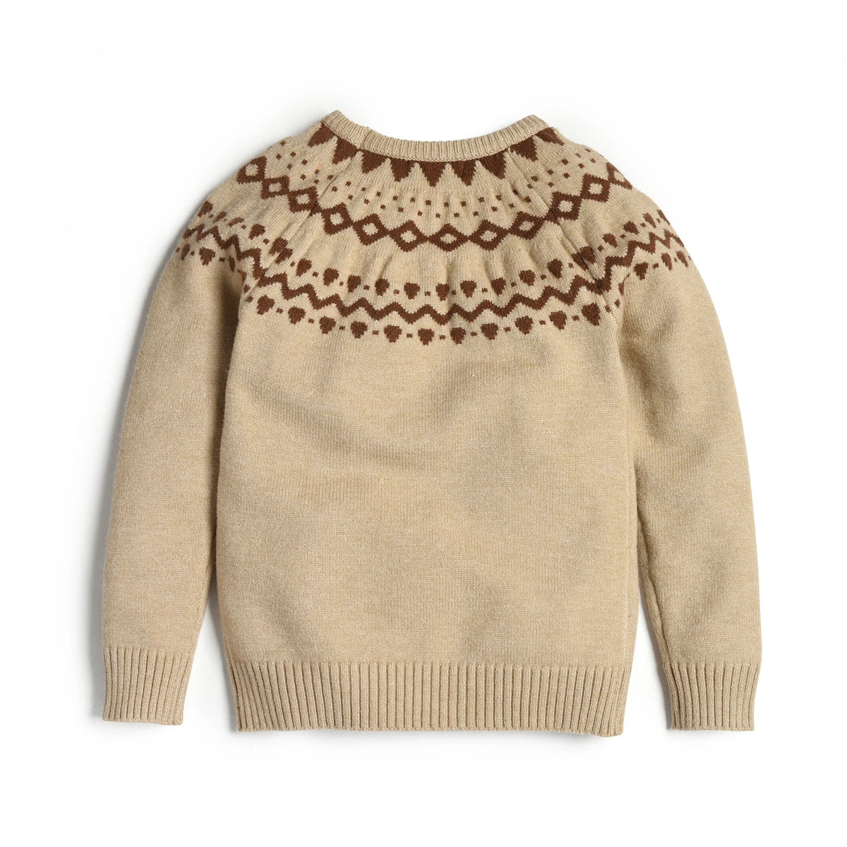 Kids Clothes Knitted Sweater O-Neck Girls Boys Baby Knitted Tops Children Brother Sister Holiday Clothing