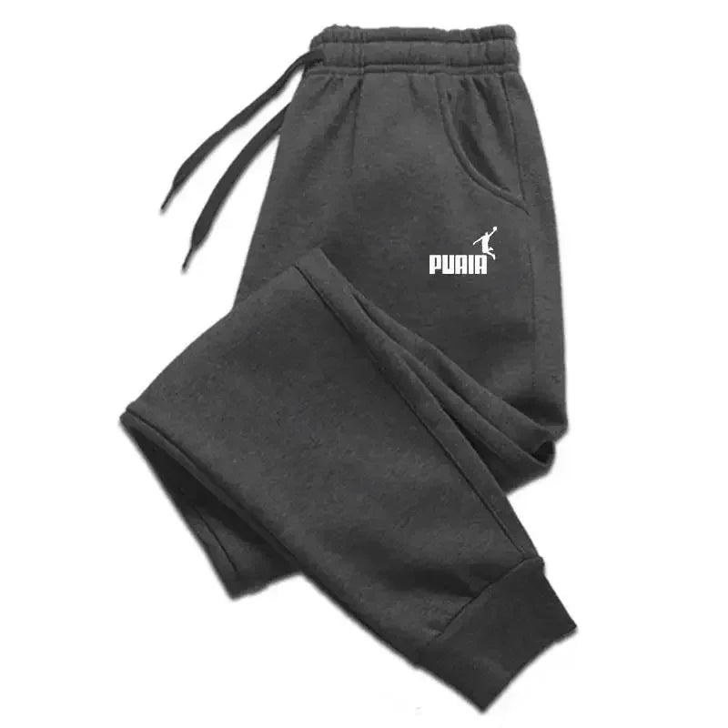 2026 Men's Trousers for Autumn and Winter, Men's Casual Pants, Fashionable Soft Sportswear Pants, Jogging Sports Logo Print