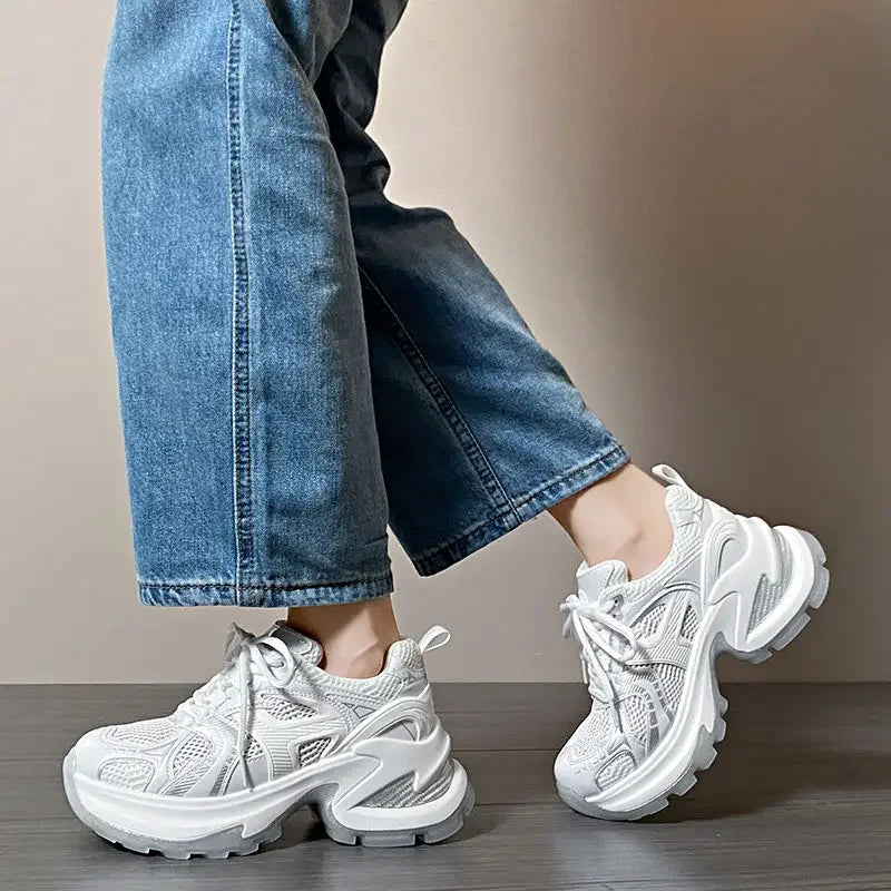 Athletic Woman Footwear New Sneakers Sports Designer Luxury Vulcanized Shoe Trends on Sale Mesh Breathable Shoes for Women