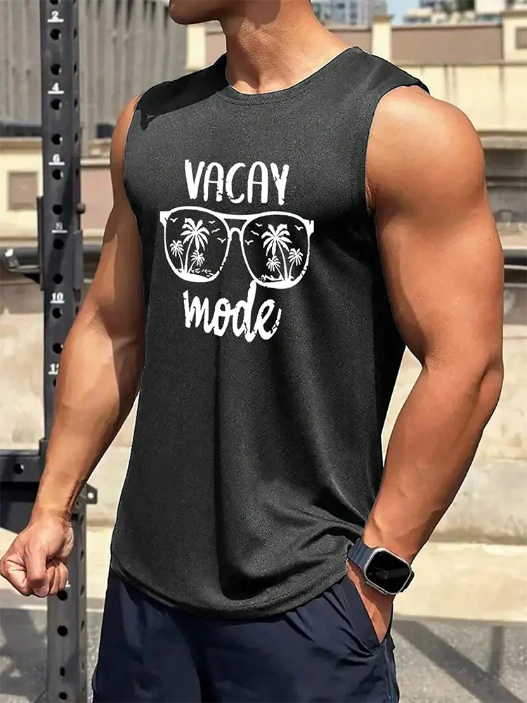 Summer Daily Casual Men's Tank Top Urban Street Fashion Men's Tank Top Outdoor Sport Men's Sleeveless T-shirt 3D Printing