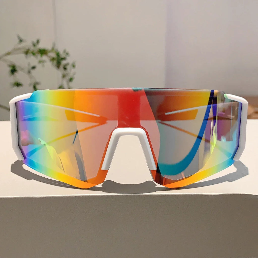 Outdoor Sports Sunglasses for Men Lightweight Oversized Male Shades Cycling Driving Fishing Fashion Mirror Sun Glasses Women