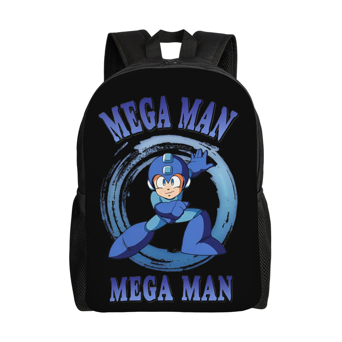 Megaman X Scifi Video Game   Backpack for Men Women Fashion High School Hiking Travel Daypack  Laptop Canvas Bags Lightweight