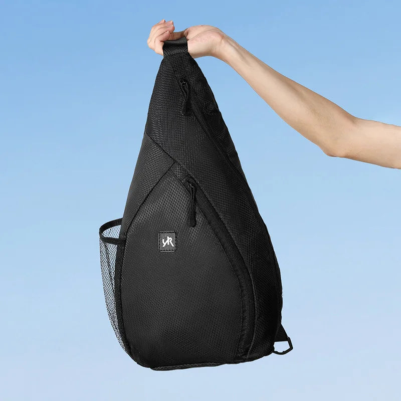 Sports Sling Bag Tennis Badminton Racket Bag Outdoor Sport Fitness Bag Men Women Shoulder Cross-Body Bag Large Capacity Backpack