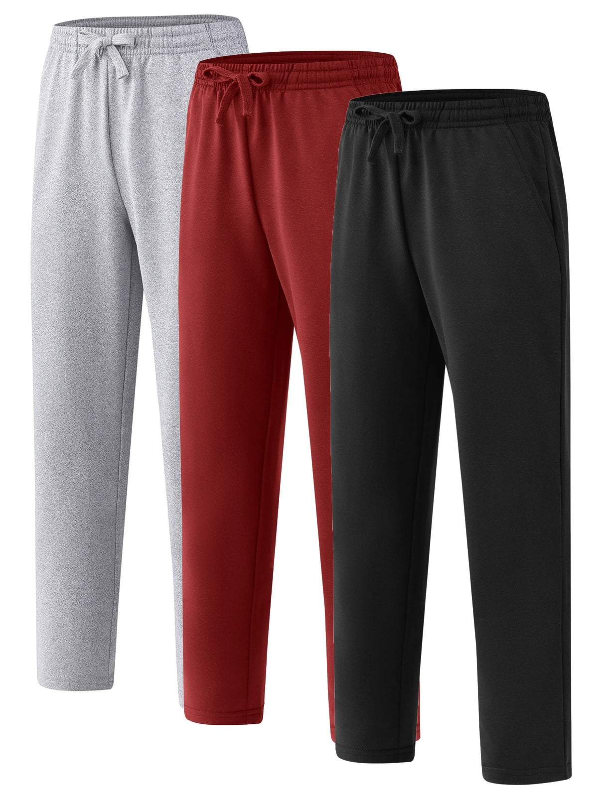 Boy's & Girls Pajamas Pants Set Kids' Athletic Jogger Pants with Drawstring and Side Pockets for Age 6-16Y
