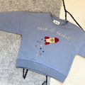 Boys and Girls' Sweatshirts Cute Embroidered Long Sleeve Pullover Top Kids Baby Clothes