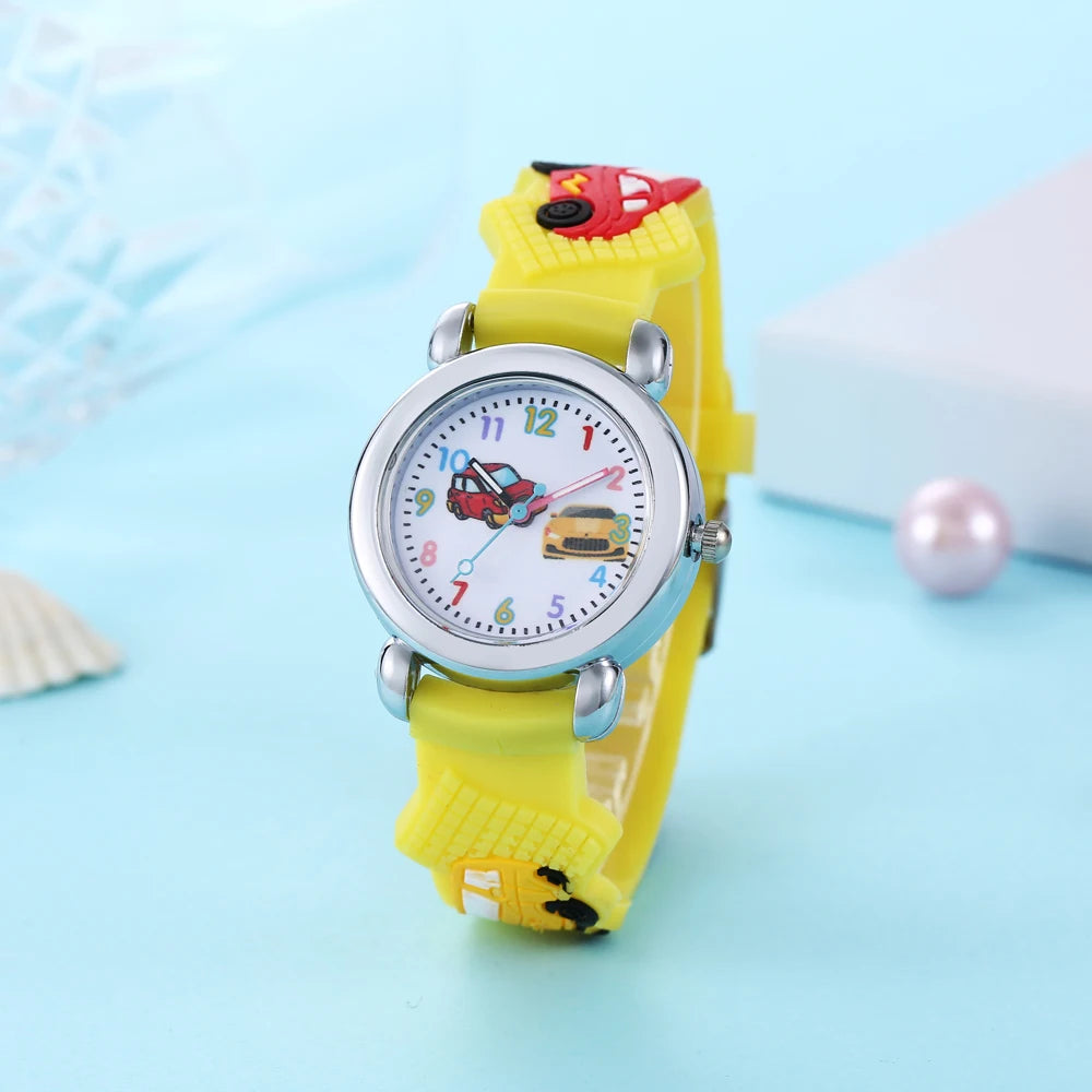 Lovely Creative Cartoon Corlorful Kids Watch Gift For Boys Girls Sell Like Hot Cakes Cute Football Children's Wristwatch