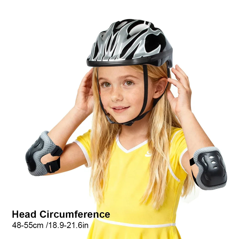 Kids Knee Pads and Elbow Pads Guards Protective Gear Set Safety Gear for Roller Skates Cycling Bike Skateboard Sports