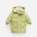 3-10 Years Winter Keep Warm Boys Jacket Thick Solid Color Detachable Hat Hooded Coat For Kids Children Outerwear