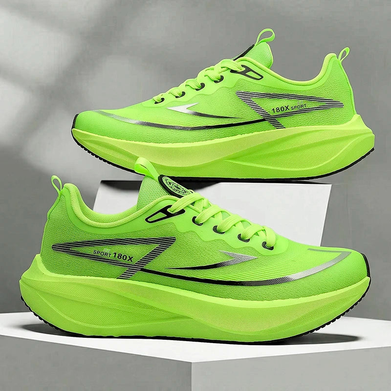 Women’s Marathon Racing Shoes Men’s Carbon Fiber Racing Shoes Breathable Lightweight  Comfortable Athletic Energy Return Sneaker