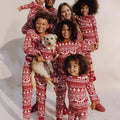 Christmas Family Pajamas Mother Father Kids Matching Clothes Cute Loose Elk Print Clothing Set Baby Boys Girls Costume Xmas Look