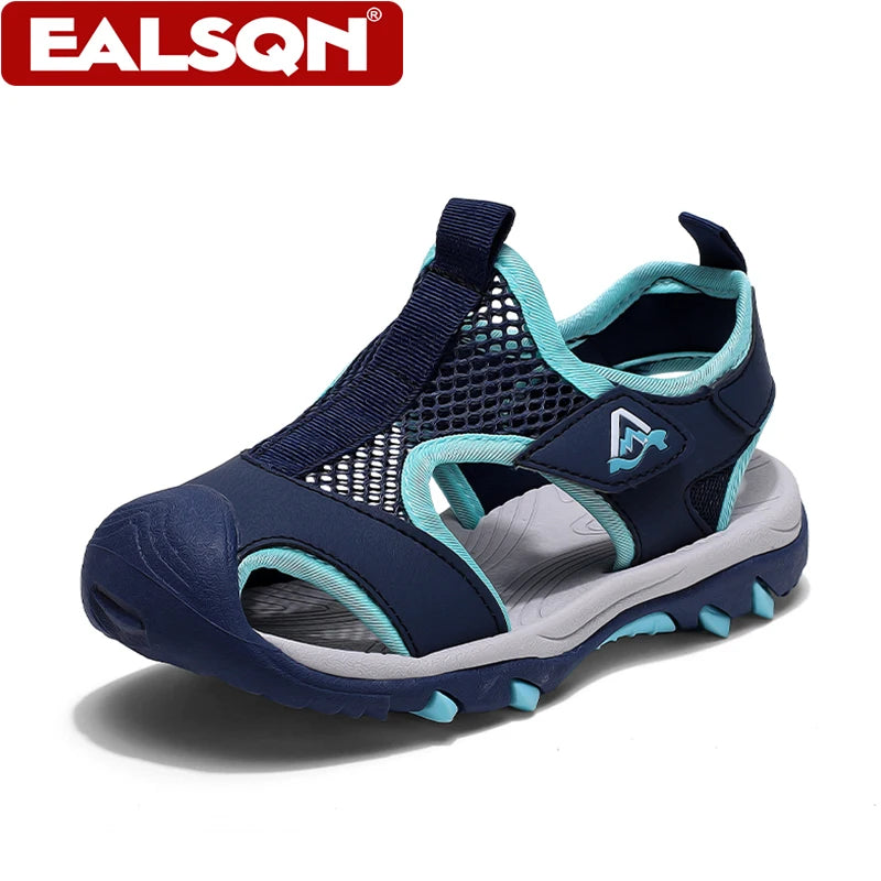 Kids Beach Water Sandals for Boys New Summer Girls Casual Shoes Closed Toe Anti-Collision Children Walking Sandials