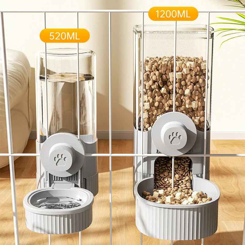 OUWO Pet Water Dispenser Feeder Hanging Automatic Water Dispenser Feeder Food Bowl Pet Supplies