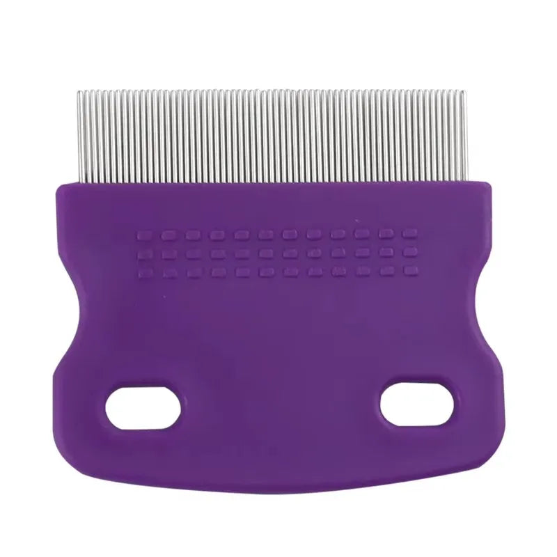 1pc Pet Grooming Fine Tooth Comb Detangling Brush Flea Lice Remover Pet Cleaning Tool
