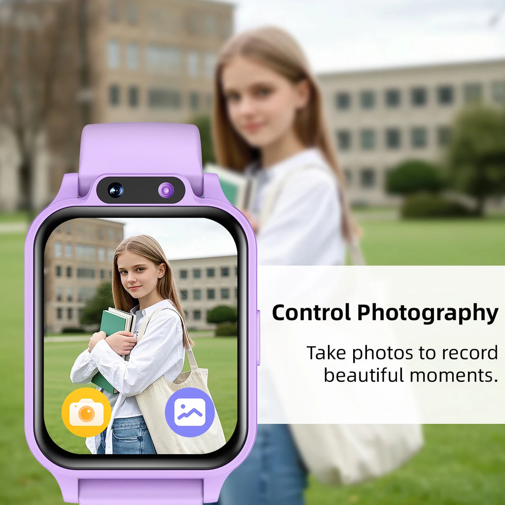 2026 New Kids Smartwatch HD Camera Flashlight 18 Kinds of Games Stopwatch Calculator Alarm Clock Christmas Gift Boys Girls