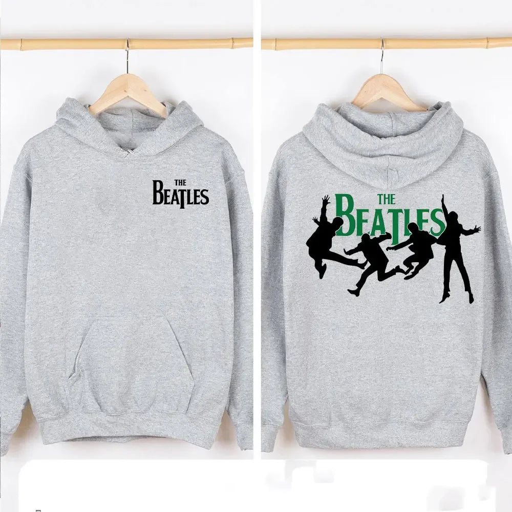 The B-Beatles Metal Rock Band Hoodie Men Women High Quality Sweatshirt Autumn Oversized Pullovers Autumn and Winter Long Sleeve