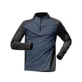 Men Sports T-shirt Half Zipper Collar Fitness Training T-shirts Gym Workout Compression Sweatshirt Running Football Sportswear