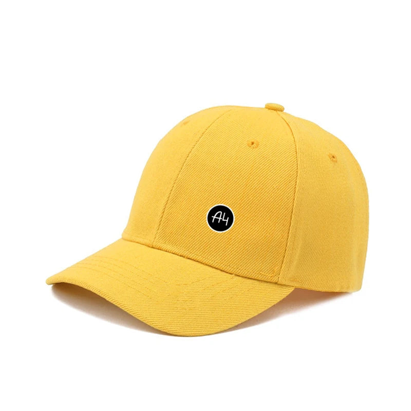 Kids Hat with Classic Small A4 Logo Boys Girls Fashion Peaked Cap Sunhat with Vlad A4 Bymaga Logo