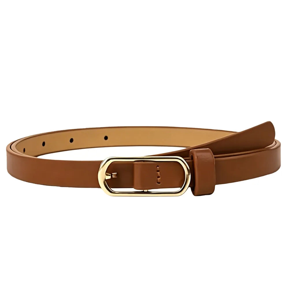 Women's Slim Waist Belt Fashion Versatile Women's Dress Thin Belt Daily Women's Clothing and Accessories Great for Wearing
