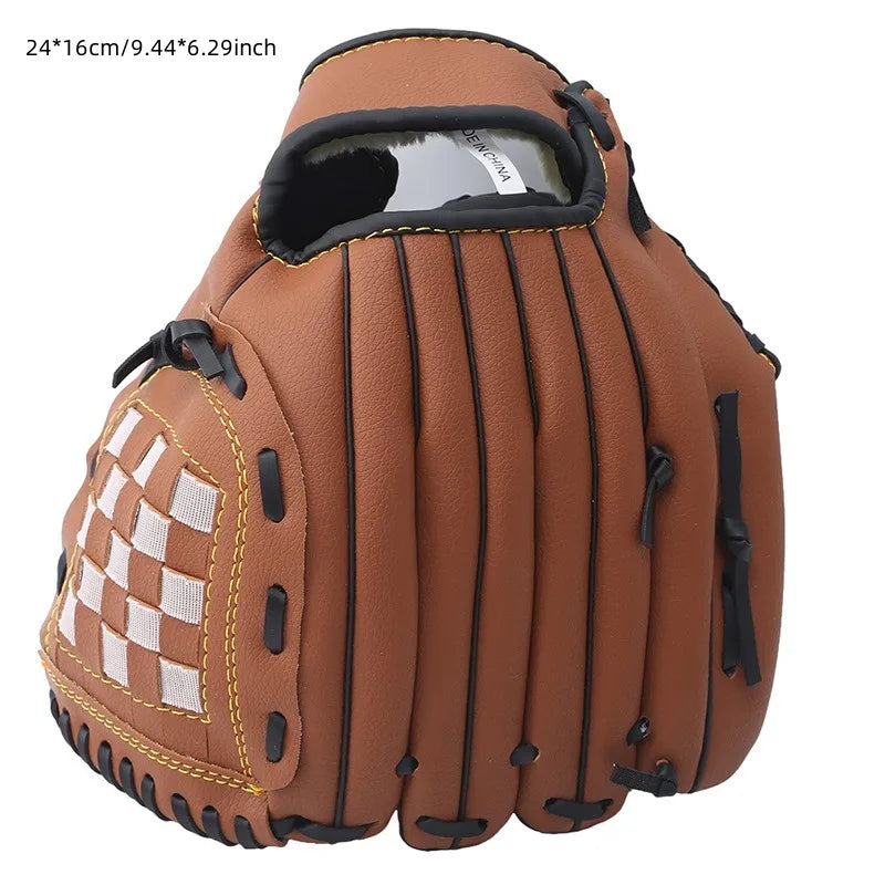 Outdoor Sport Baseball Glove Softball Practice Equipment Size 9.5/10.5/11.5/12.5 Left Hand For Kids/Adults Man Woman Training