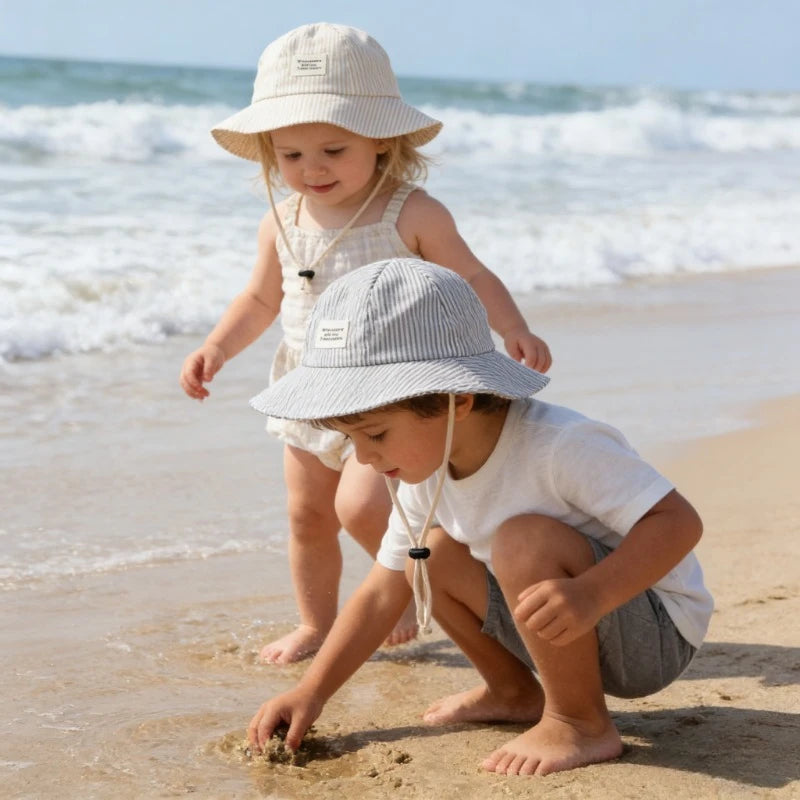 Baby Kids Cute Sun Hat 50cm 1-3Years Fashion Toddler Early Spring Summer Cotton Girls Fisherman's Hat Children Sun Cap Boys Hats