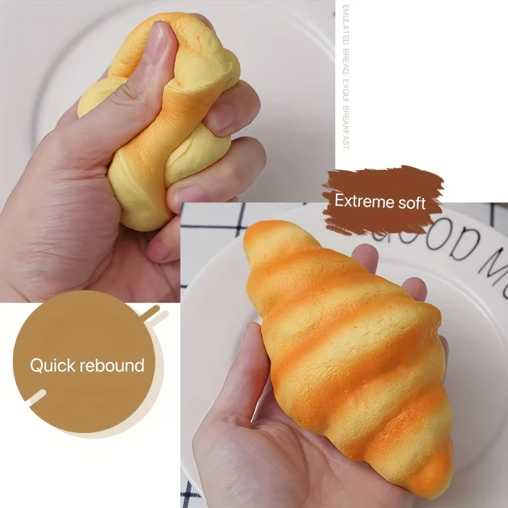 Children Pretend Play Kitchen Toys Girl Simulation Artificial Soft Bread Food Cooking Games Play House Decor Kids Play Toys Gift