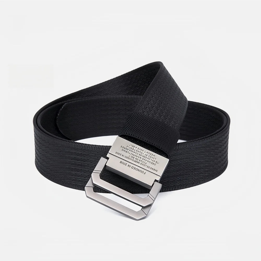 Men Belts Automatic Buckle Metal Webbing Belts for Men Canvas Nylon High Quality Strap Casual Sports Belt