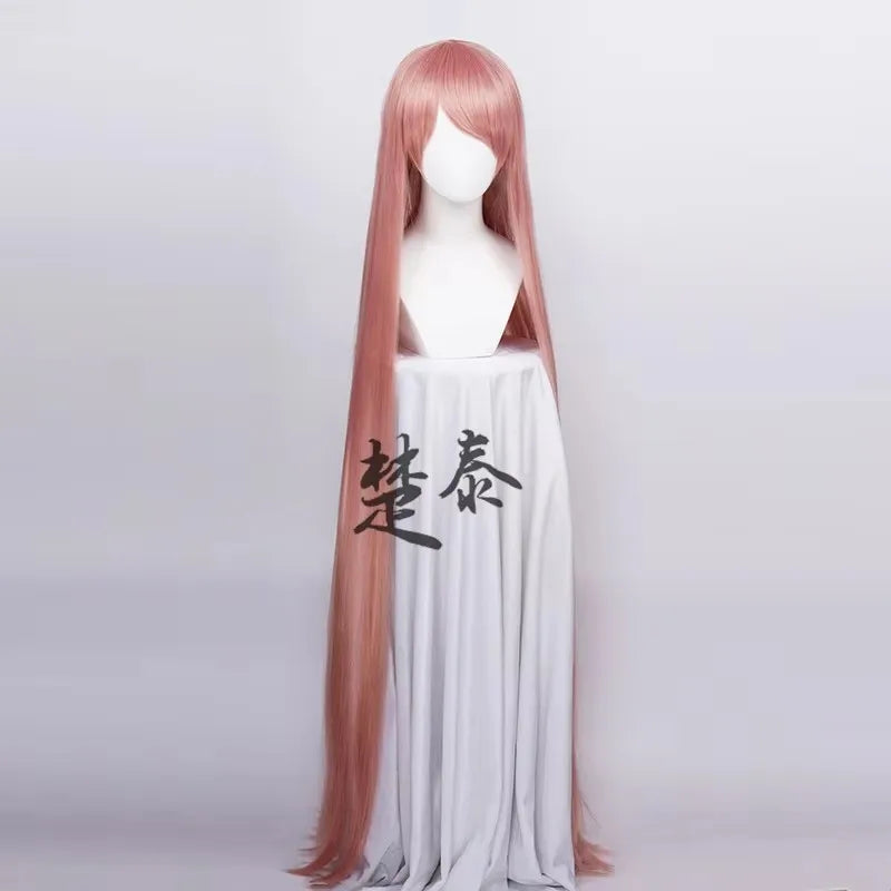 60inch 150cm Long Women Cosplay Wigs 5 Colors Straight Black White Silver Grey Brown Pink Synthetic Hair Halloween Party Role