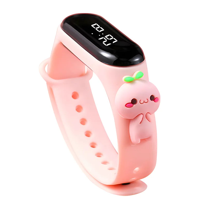 Fashion Children Watches For Boys Girls Electronic Bracelet Sports Touch LED Cartoon Doll Kids Watch Women Waterproof Clock