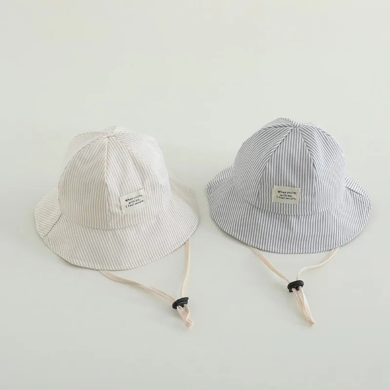 Baby Kids Cute Sun Hat 50cm 1-3Years Fashion Toddler Early Spring Summer Cotton Girls Fisherman's Hat Children Sun Cap Boys Hats