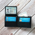 Fashion Men Wallets Genuine Leather Short Design Male Bifold Wallet ID Credit Card Holder Purse