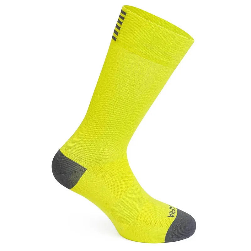 2 Pairs Cycling Socks Men Mesh Breathable High Quality Professional Competition Brand Sport Running Socks Road Bicycle Socks