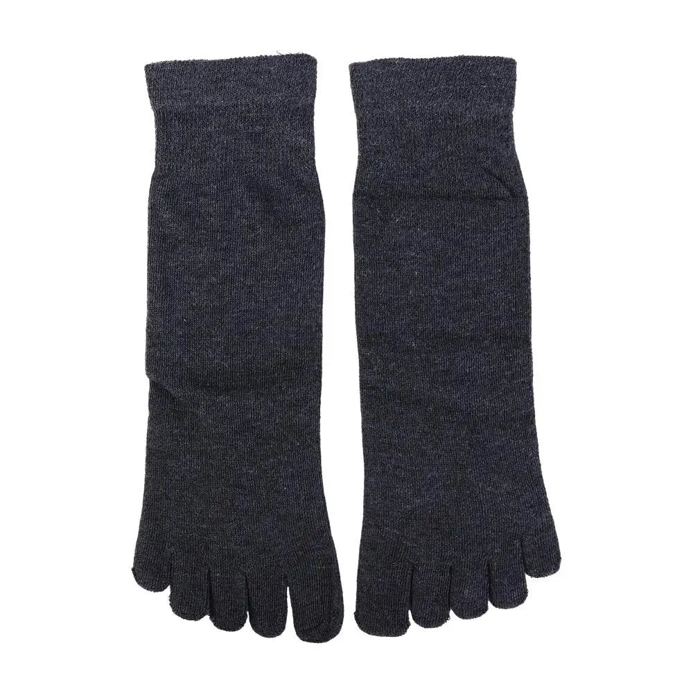 Business Men Short Socks Ankle Crew Socks No Show Socks Cotton Ankle Socks Five Fingers Socks Men'S Split Toe Sock Toe Socks