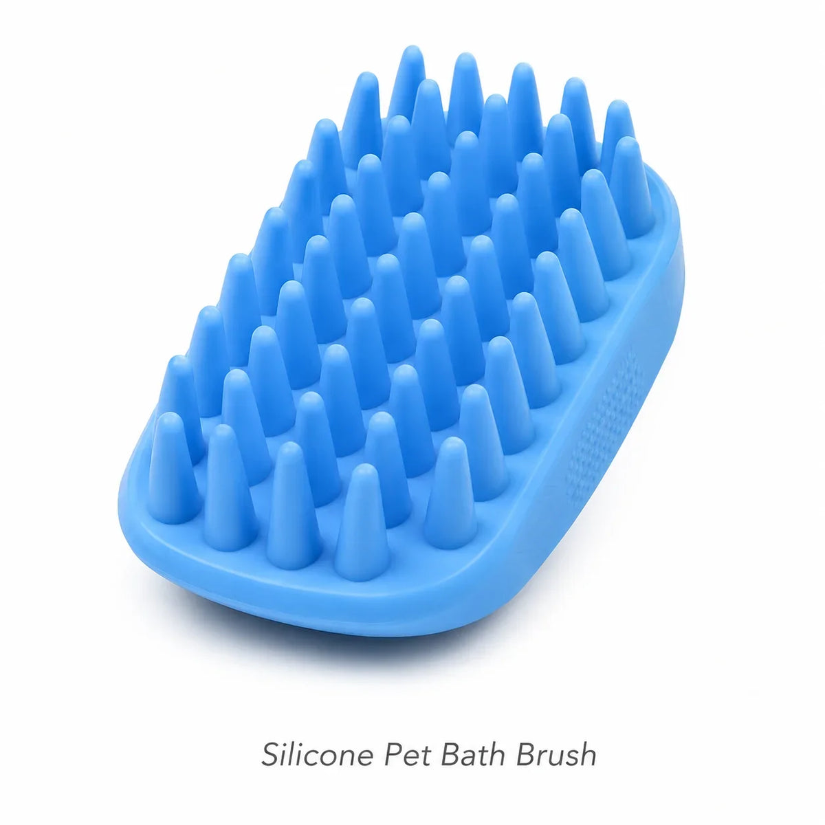 Pet Massage De-Shedding Brush, Soft Dog Bath Cleaning Scrubber, Hair Removal Grooming Tool for Pets