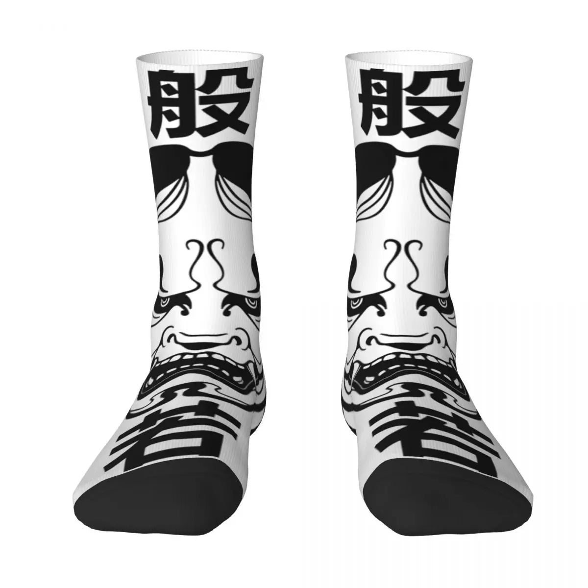 Men's Socks Hannya Mask Stockings Winter Elegant Medium Soft Socks Graphic Outdoor Non-Slip Socks