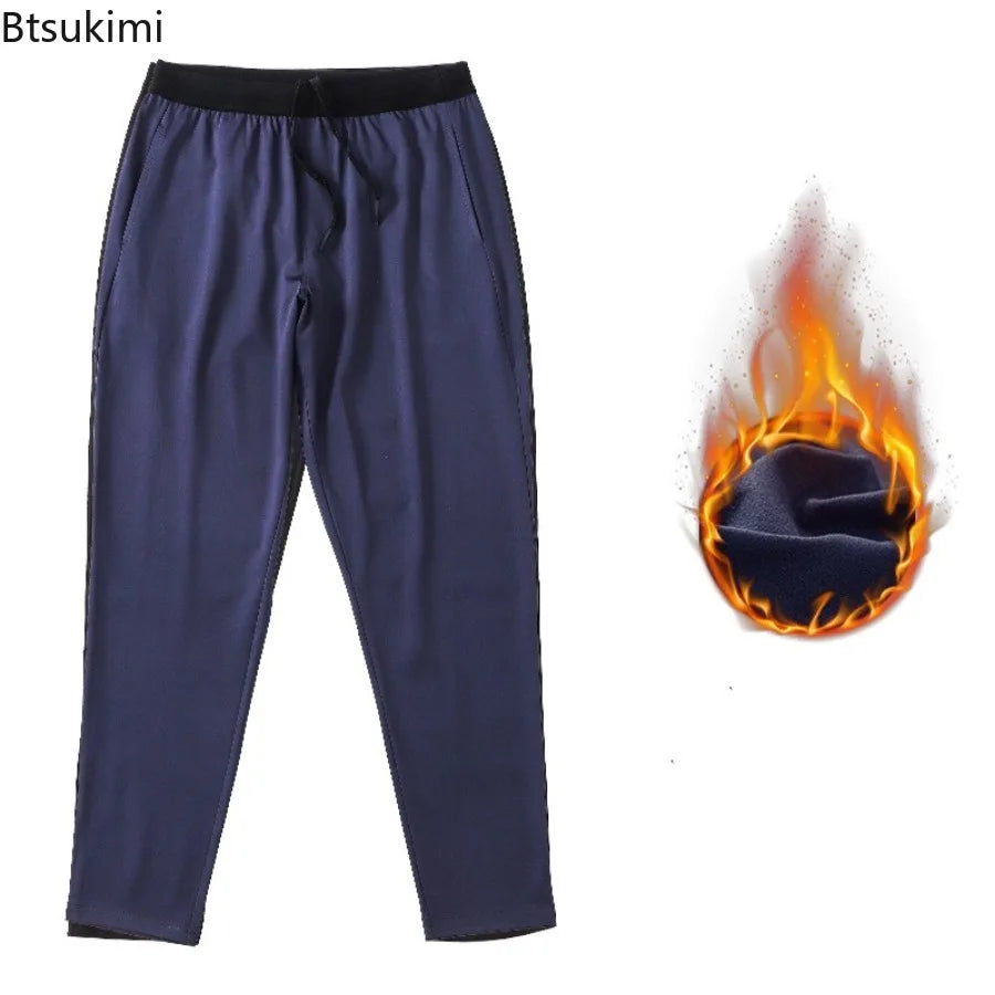 Outdoor Running Sports Pants for Men Spring Autumn Breathable Zipper Pockets Sweatpants High Elastic Quick Dry Basketball Pants