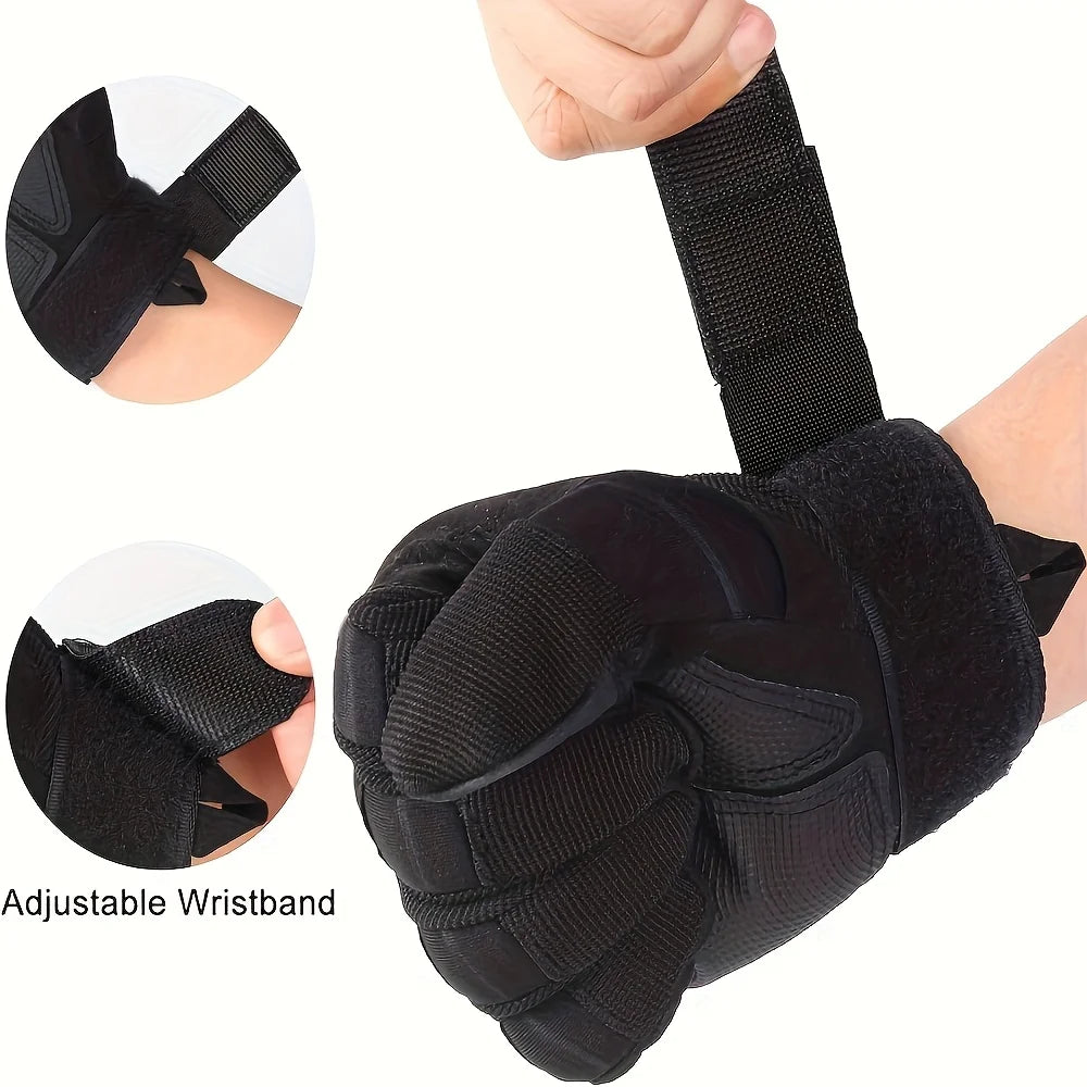 Outdoor Touchscreen Gloves for Men Full Finger Tactical Gloves, Palm Anti-Slip Design, Durable Gloves For Outdoor Activities