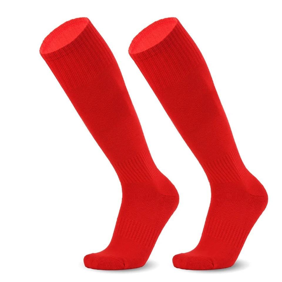 Loogdeel 1 Pair Kids Soccer Socks Boys Football Socks Girls Knee High Socks Baseball Softball Sports Kids Youth Men Women