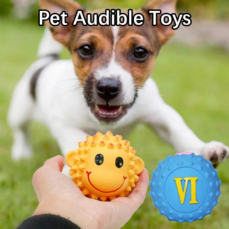 Dog Toys Puppy Teeth Grinding Teeth Cleaning Interactive Latex Rubber Safe Odourless TPR Washable Puzzle Sound Toys Pet Supplies
