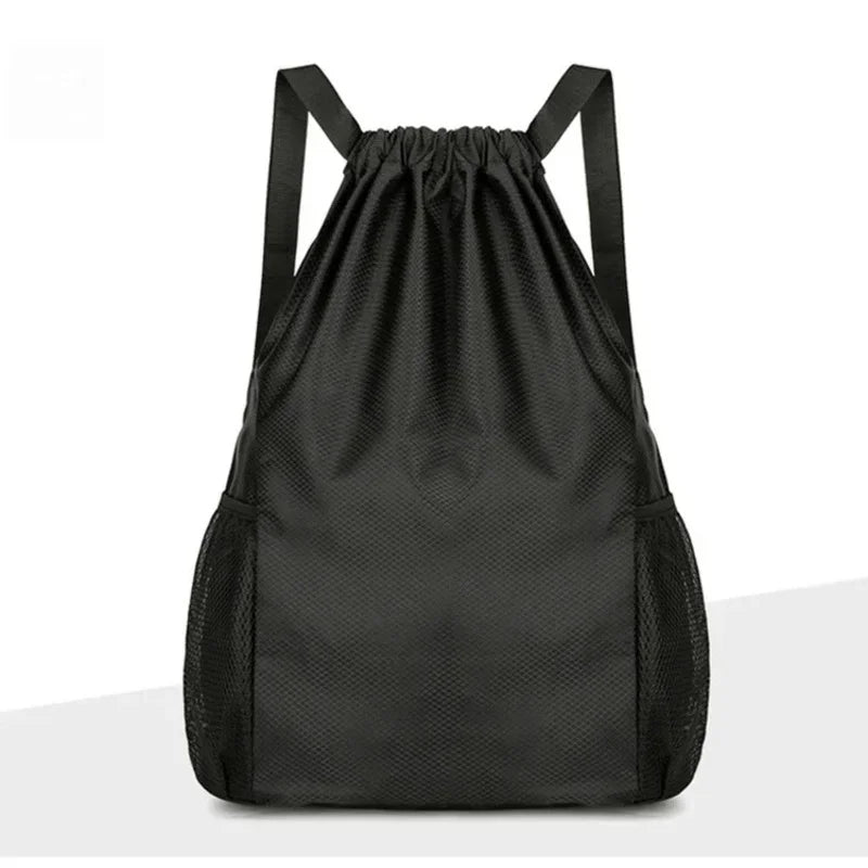 Sports Drawstring Backpack Sport Fitness Travel Outdoor Sackpack Women And Men Large Capacity Gym Swim Beach Bags Basketball Bag