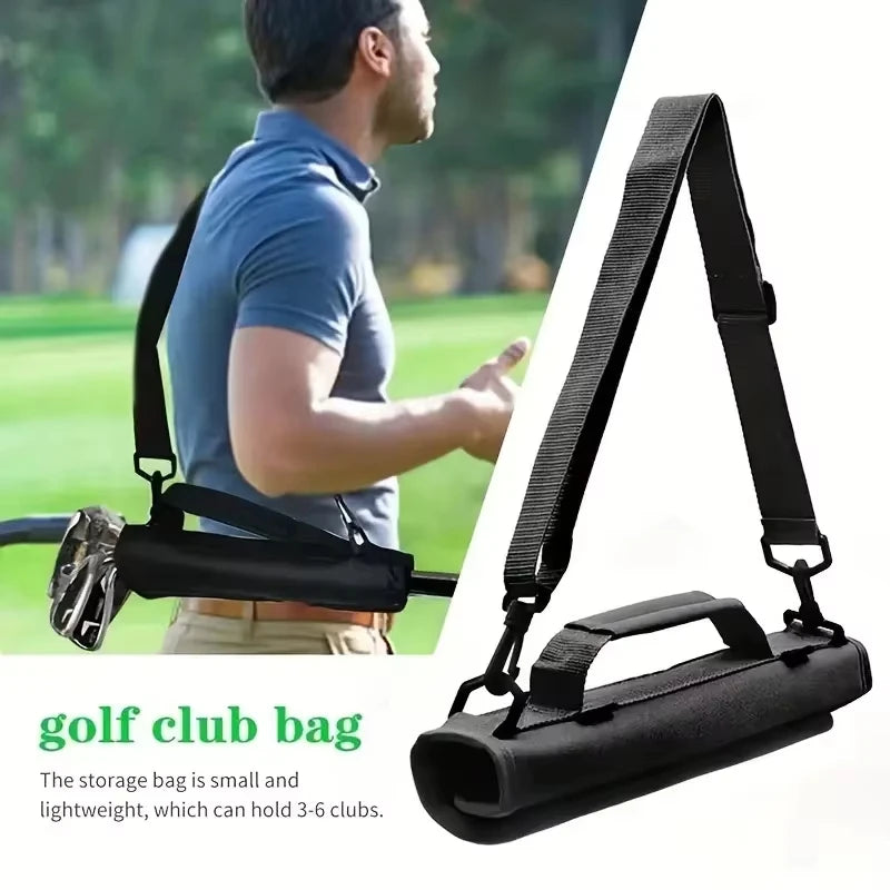 Golf Bags Men Stand Bag Mini Lightweight Carrier Bag Carry Driving Range Golf Training Case With Adjustable Shoulder Strap