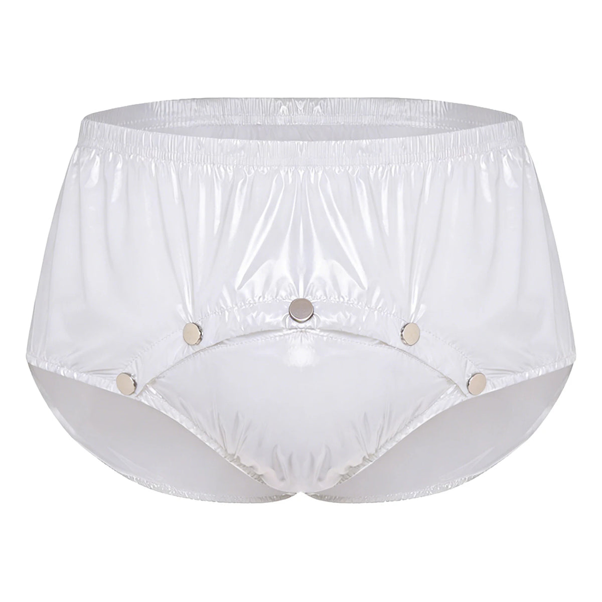 Swimwear Men's Metallic Shorts Waterproof Swimming Trunks Elastic Waistband Built-in Briefs Swim Boxer Shorts Athletic Swimsuit