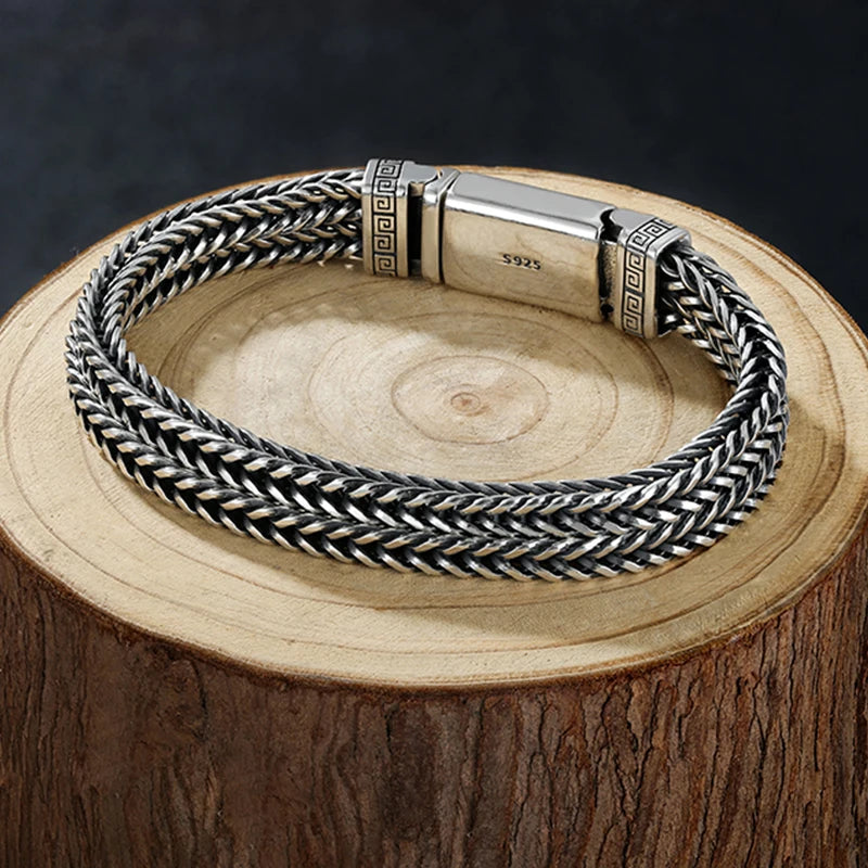 Hand-woven Men's Bracelet Fashion Trend Personality Chinese Style Retro Creative Fashion Jewelry