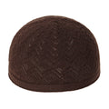 Muslim Men Knitted Prayer Hats Islamic Kufi Taqiya Takke Peci Skull Cap Jewish India Caps Musulman Arab Men's Kippah Homme Hat