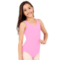Kids Gymnastics Sportswear Tank Leotards Girls Spandex Scoop Neck Nylon Black Ballet Dance Suit Toddler Dancewear Bodysuit Vest