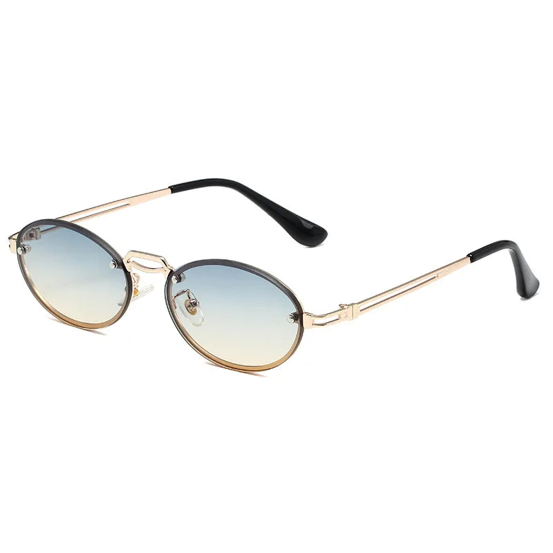 Eyewear Streaming Sunglasses Men  Women Personality Oval Sun Glasses Cycling Summer Sports Fishing Running T209