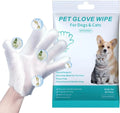 Scented Extra Thick Pet Cleaning Wipes for Dogs Cats Dog Washing Bathing Deodorizing Grooming Gloves for Daily Care