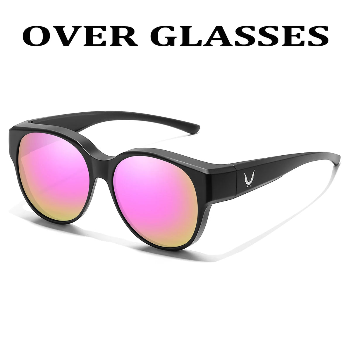 Men and Women's Fashion Round Over Sunglasses Daily Wear Cycling Shopping Fishing Running Glasses Unisex UV400 Eyewear
